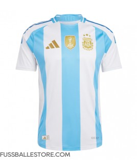 Günstige Argentinien Heimtrikot Copa America 2024 Kurzarm